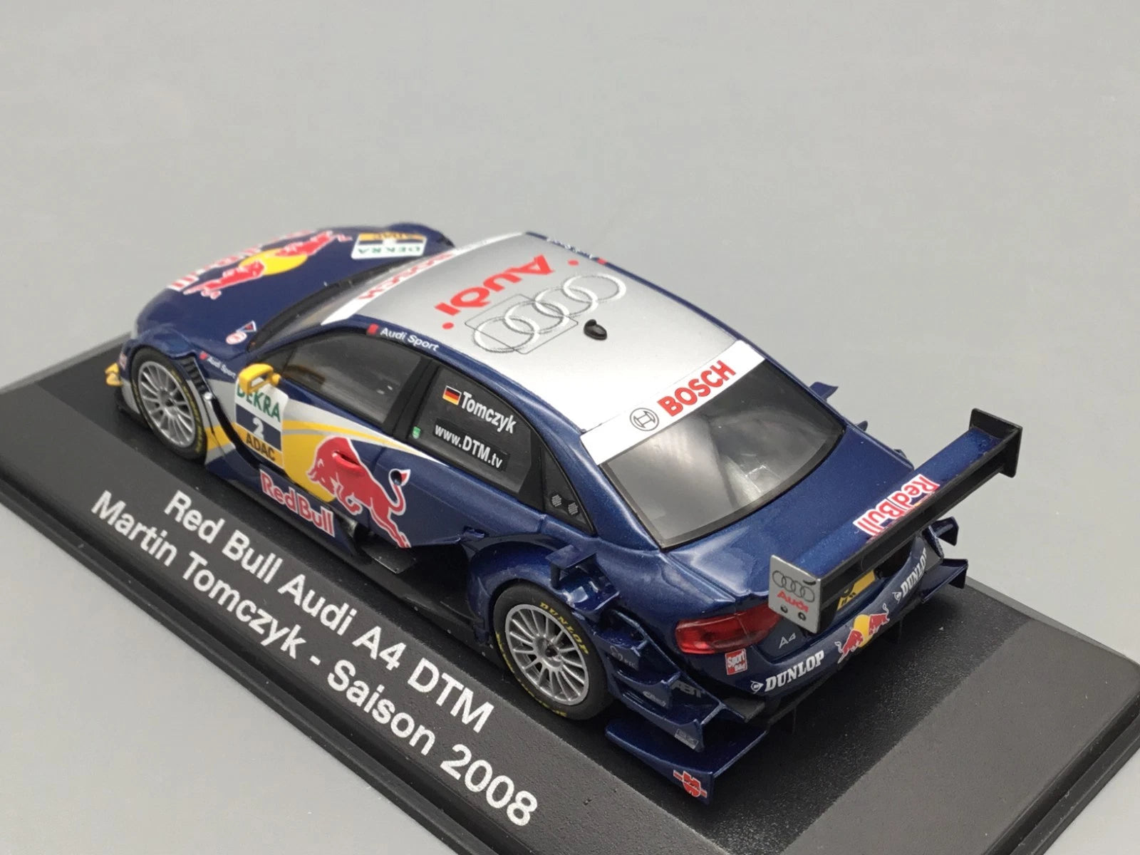 Modellautos 1:43 Minichamps Red Bull Audi A4 DTM 2008 Tomczyk #2 in OVP