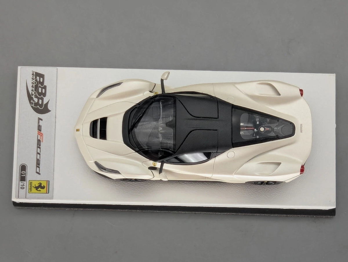 Modellautos 1:43 BBR Concept43 Ferrari LaFerrari Matt Italian Weiß Ltd 01/10 OVP
