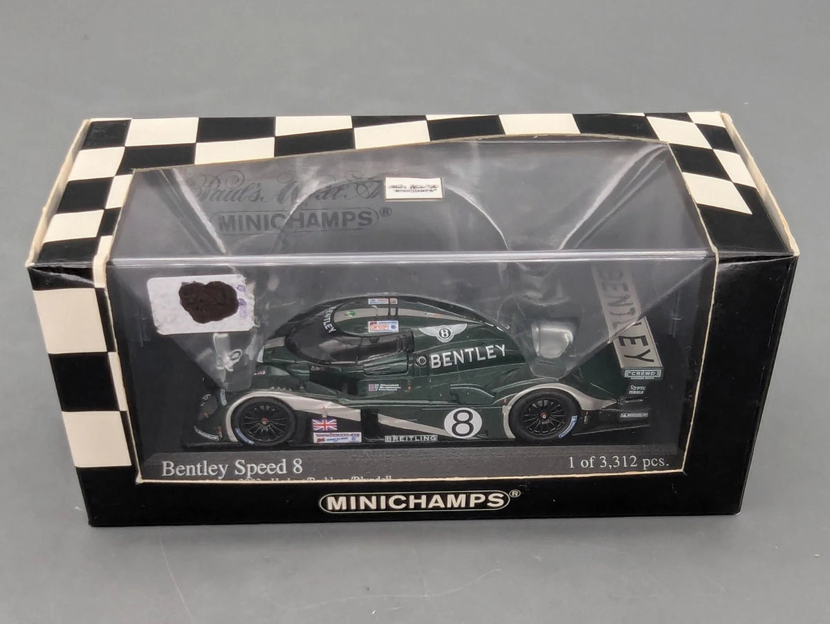 Modellautos 1:43 Minichamps Bentley Speed 8 24h Le Mans 2003 #8 mit OVP