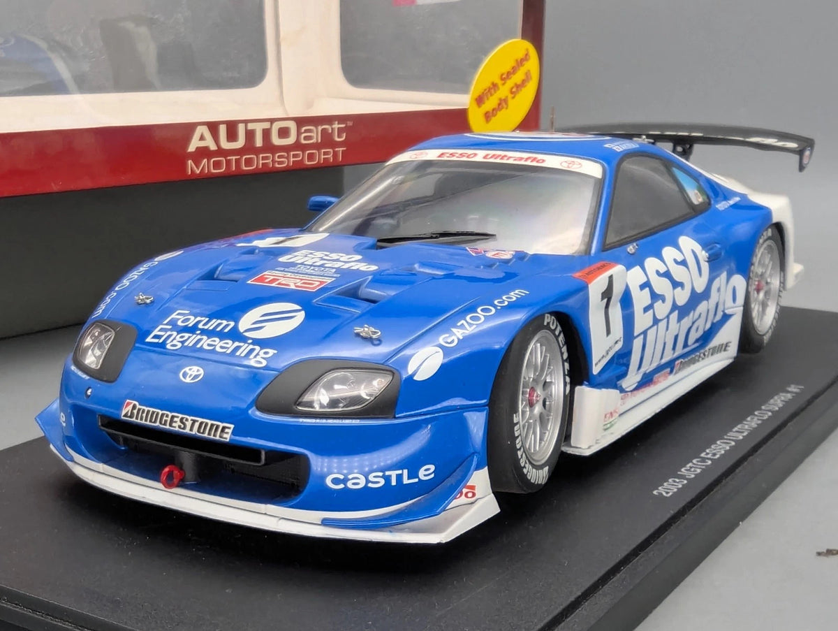 Modellautos 1:18 Autoart 80315 Toyota Supra JGTC 2003 Esso Ultraflo #1 mit OVP