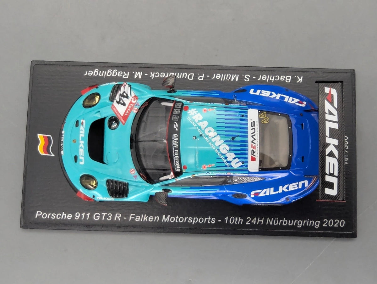 Modellautos 1:43 Spark SG689 Porsche 911 GT3 R 24h Nürburgring 2020 #44 mit OVP