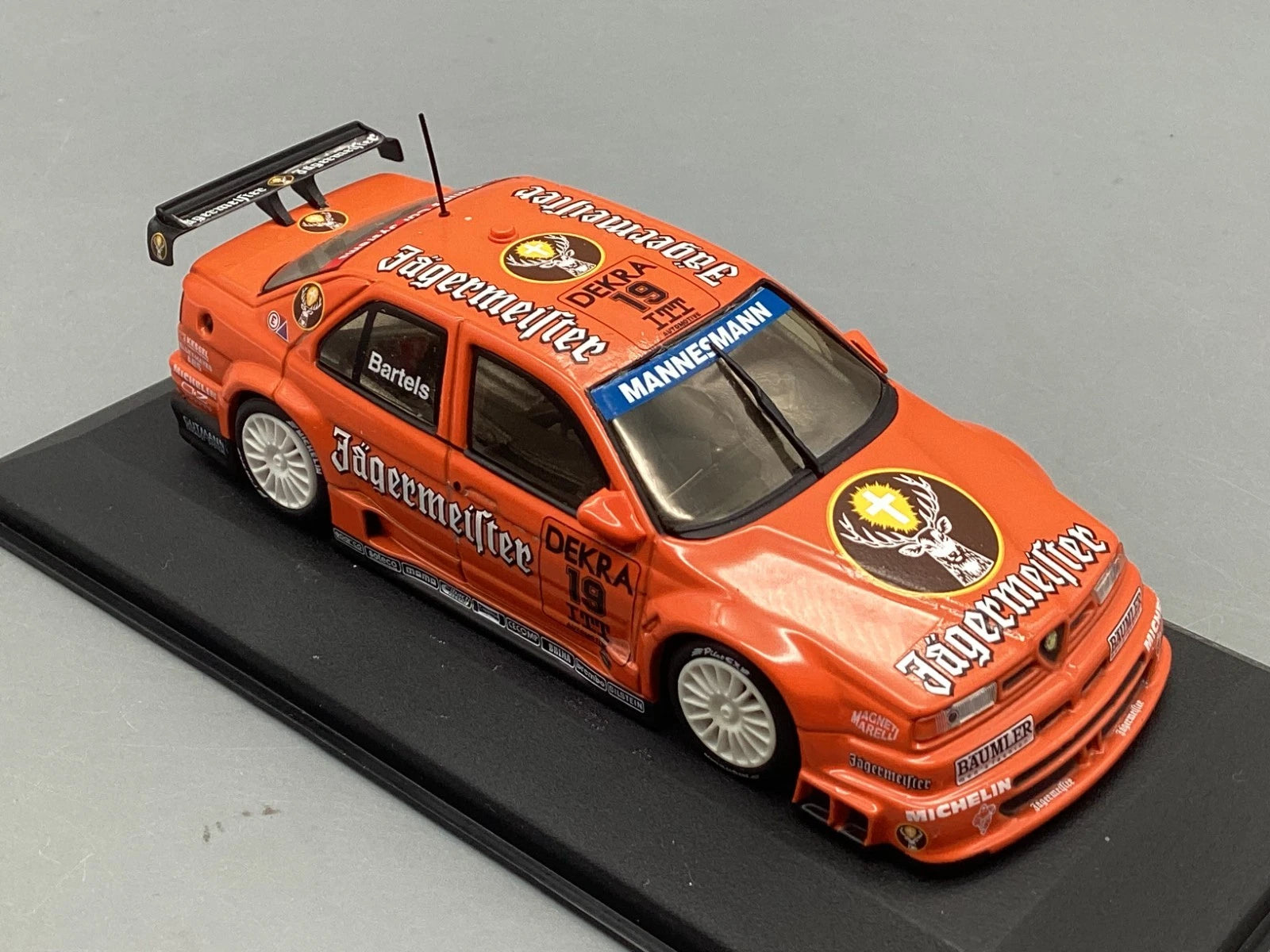 Modellautos 1:43 Minichamps Alfa Romeo 155 V6 TI DTM 1994 Bartels #19 mit OVP