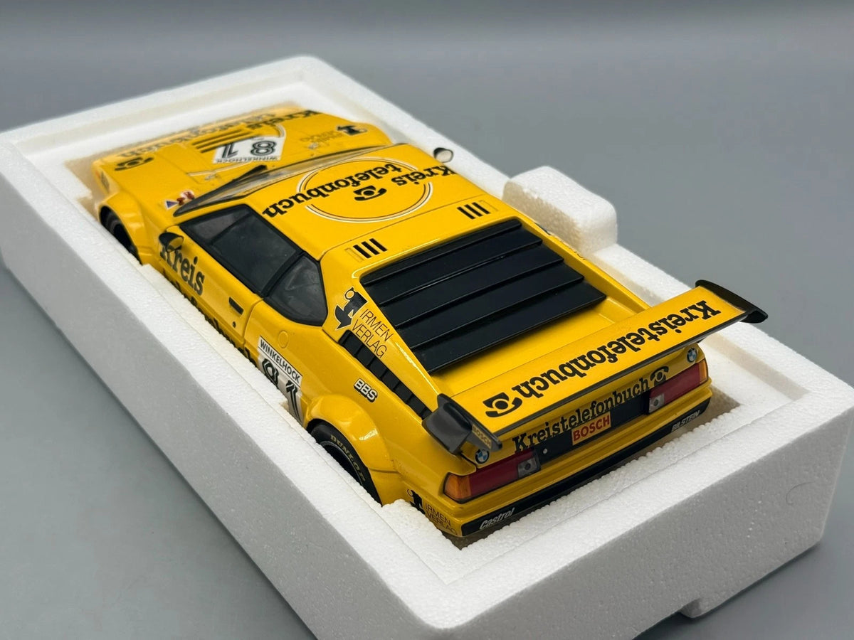 Modellautos 1:18 Minichamps BMW M1 Procar M.Winkelhock 1979 #81 mit OVP