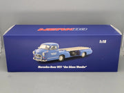 Modellautos 1:18 Werk83 iScale Mercedes Renntransporter Das blaue Wunder mit OVP
