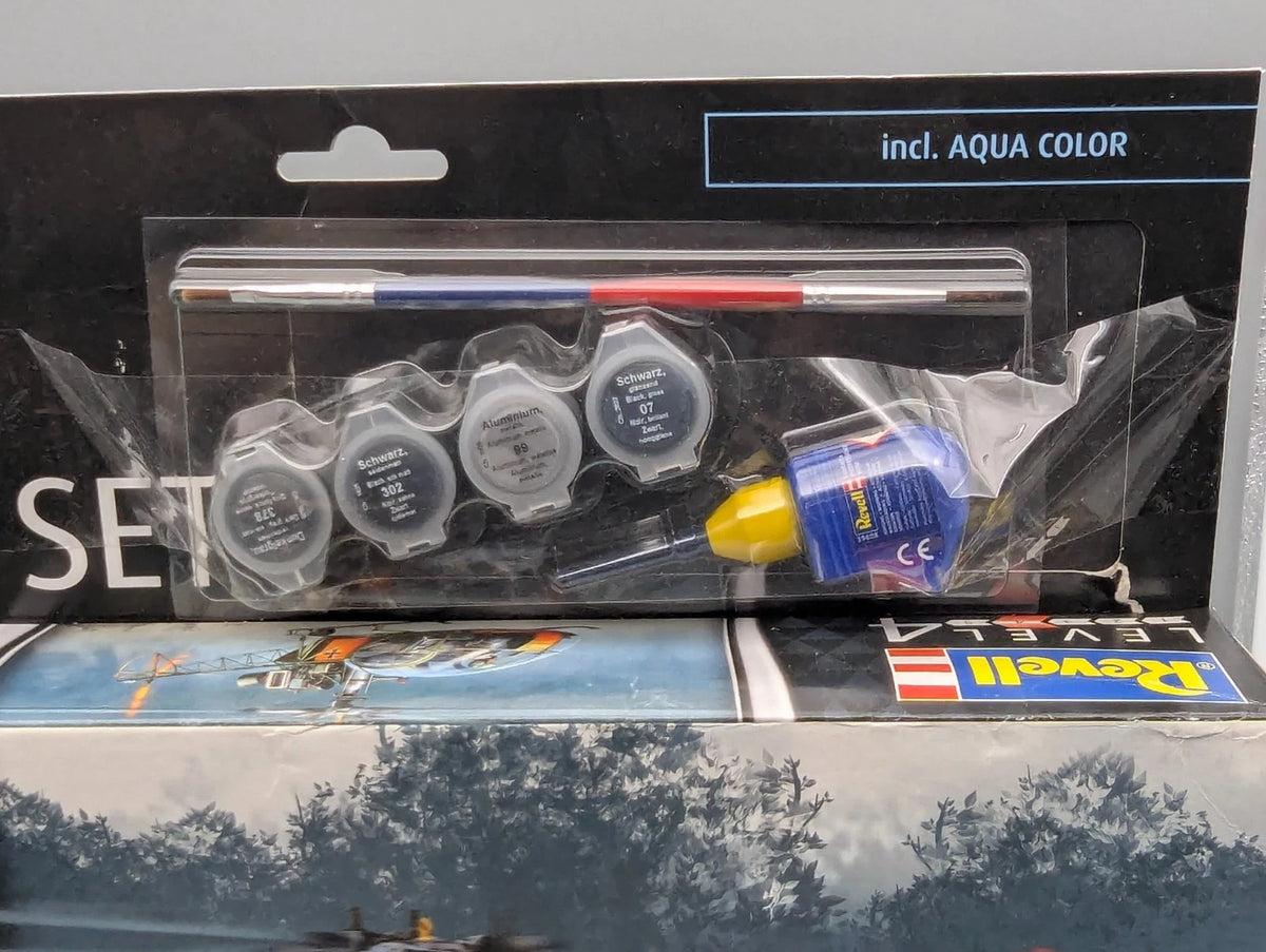 Hubschrauber Modell Bausatz 1:32 Revell 03804 Alouette 2 mit Farben mit OVP
