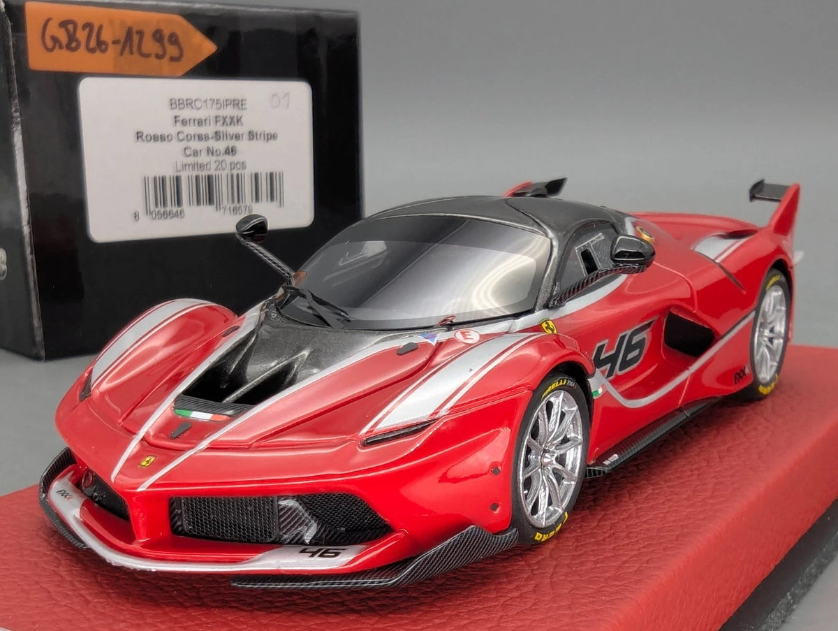 Modellautos 1:43 BBR Concept43 Ferrari FXX-K #46 Rosso Corsa Ltd 01/20 mit OVP