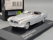 Modellautos 1:43 Minichamps Borgward Isabella Coupe Cabriolet 1959 Silber OVP