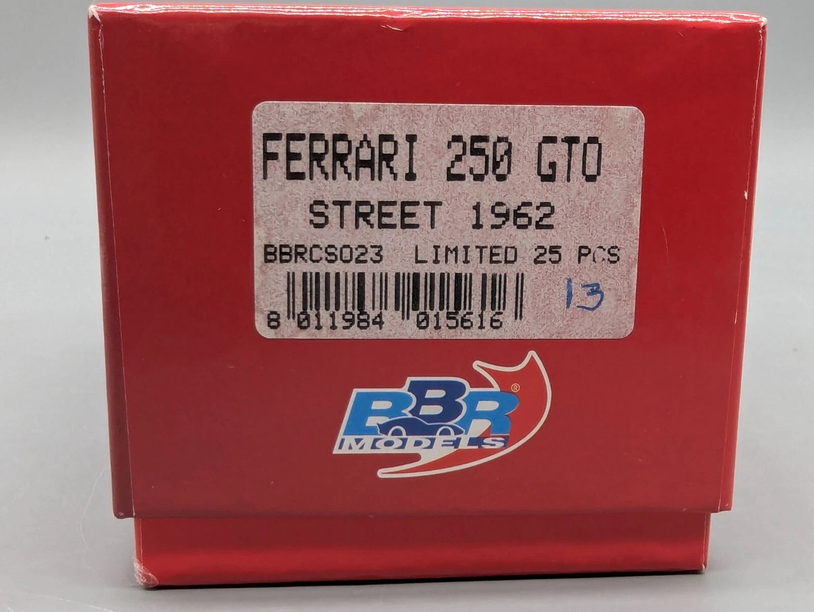 Modellautos 1:43 BBR CALSITO Ferrari 250 GTO Street 1962 Gold 13/25 OVP