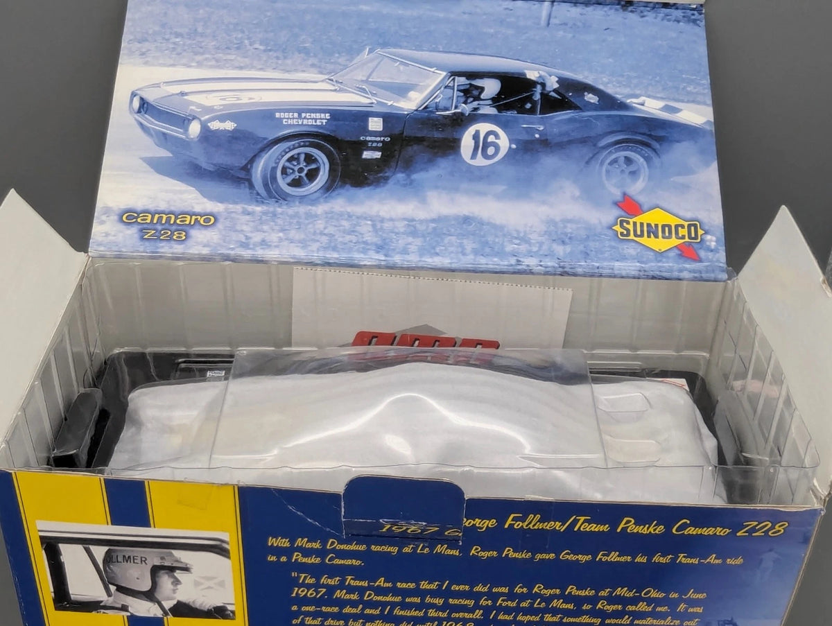 Modellautos 1:18 GMP Chevrolet Camaro Z28 Penske 1967 #16 George Follmer mit OPV