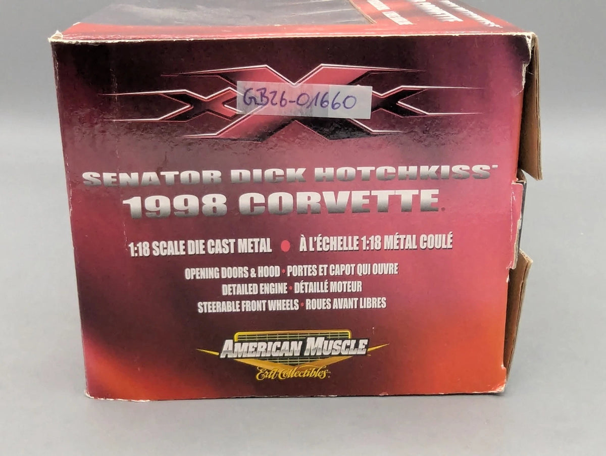 Modellautos 1:18 Ertl Chevrolet Corvette 1998 Rot American Muscle XXX mit OVP