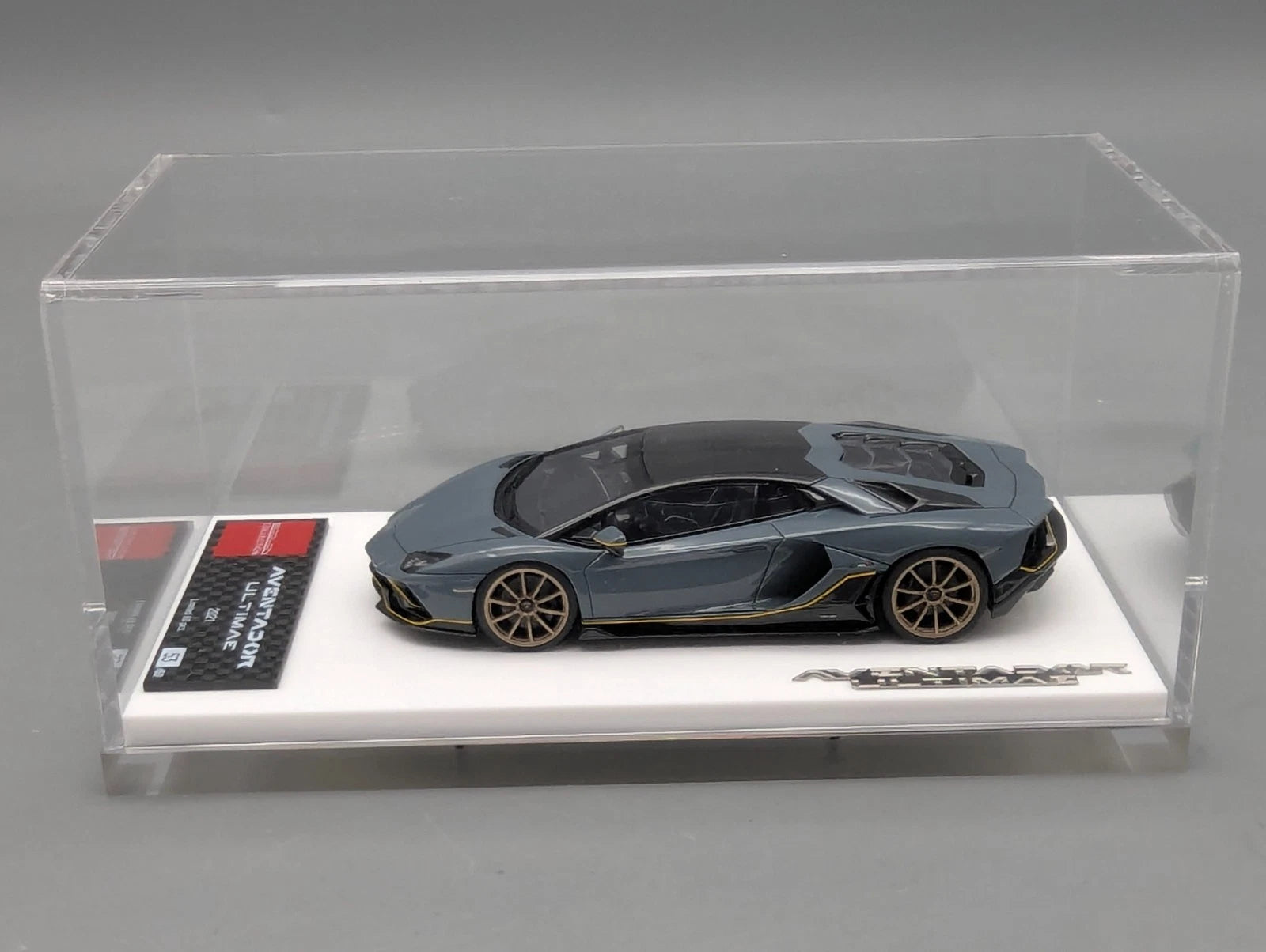 Eidolon Make Up 1:43 Lamborghini Aventador LP780-4 Ultimae 2021 Grigio 53/60 OVP