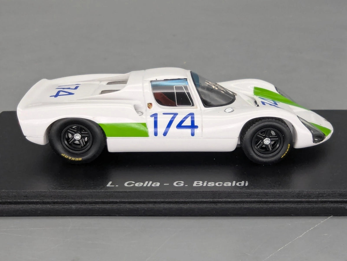 Modellautos 1:43 Spark S9237 Porsche 910 2nd Targa Florio 1967 #174 mit OVP