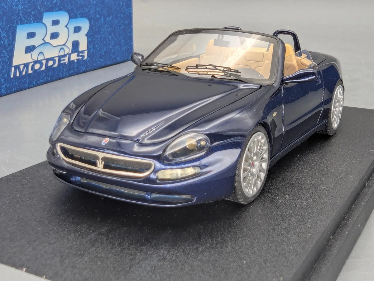 Modellautos 1:43 BBR Maserati 4200 Spyder 2001 Blau Metallic mit OVP