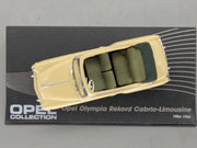 Modellautos 1:43 Ixo für Eaglemoss Opel Collection Olympia Rekord Cabrio Vitrine