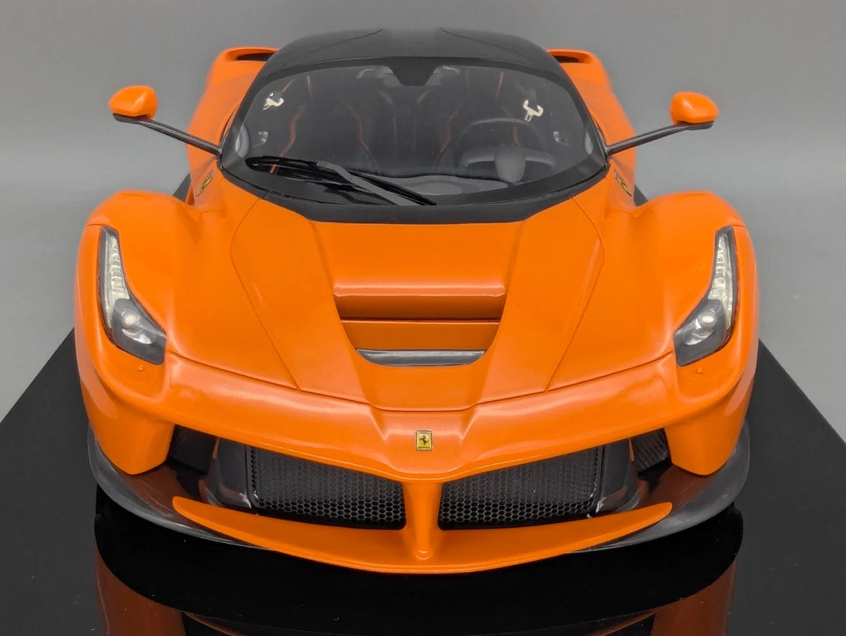Modellautos 1:12 BBR Ferrari LaFerrari Honda Orange Gloss Black Roof L 07/10 OVP