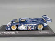 Modellauto 1:43 Minichamps Sauber Mercedes C9 Supercup 1987 #61 Schlesser OVP