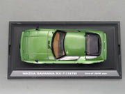 Modellautos 1:43 MMP Mazda Savanna RX-7 1978 Grün Metallic mit Vitrine