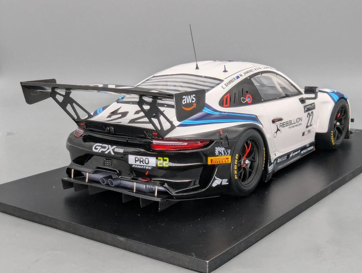 Modellautos 1:18 Spark 18SP129 Porsche 911 GT3 R WINNER 1000km 2021 #22 mit OVP