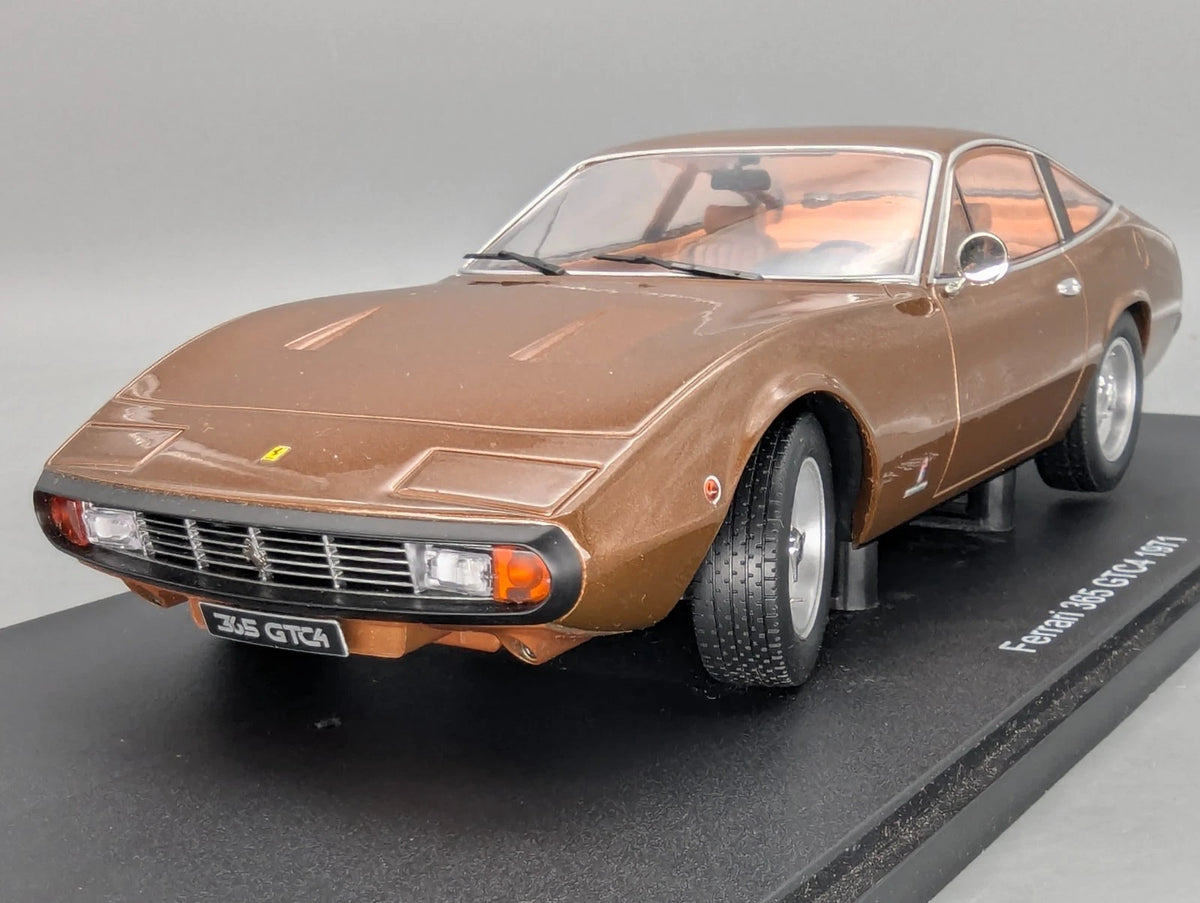 Modellautos 1:18 KK-Scale Ferrari 365 GTC4 1971 Braun Metallic mit OVP