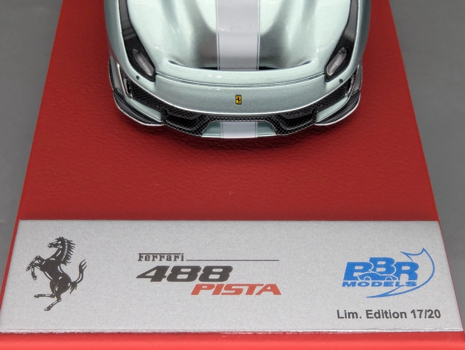 Modellautos 1:43 BBR Concept43 Ferrari 488 Pista RHD 2019 Verde France 17/20 OVP