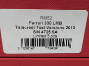 Modellautos 1:43 BBR  Ferrari 330 LMB Talacrest Test 2013 Set 2-tlg. 1/5 OVP