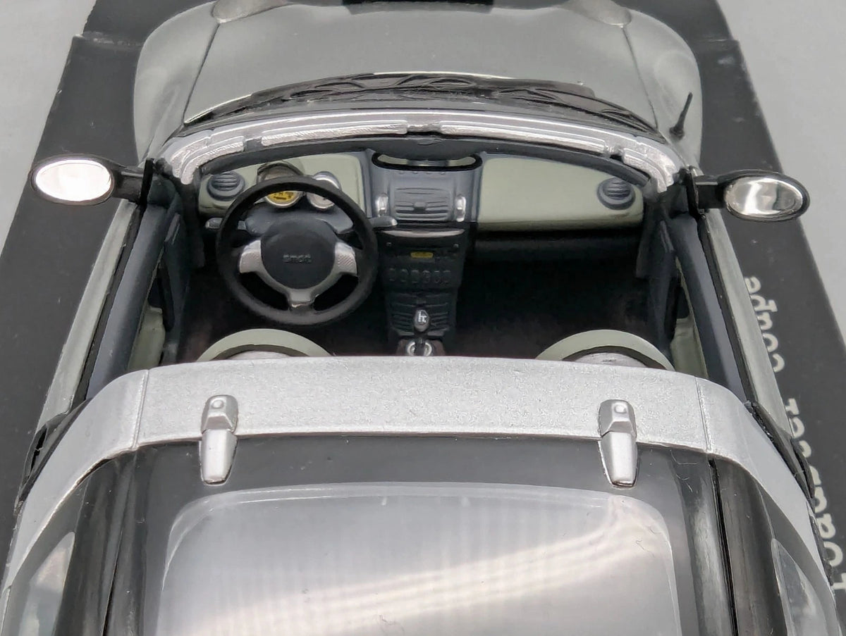 Modellautos 1:18 Kyosho Smart Roadster Coupe Glance Grey mit Dealer OVP