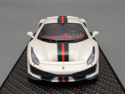 Modellautos 1:43 BBR Ferrari 488 Pista Met Italian White Ltd 73/78 mit OVP