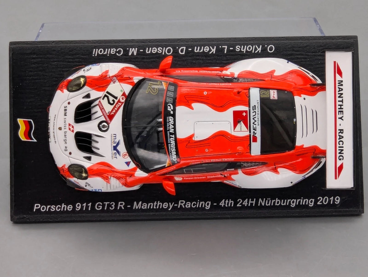 Modellautos 1:43 Spark SG524 Porsche 911 GT3 R 24H Nürburgring 2019 #12 OVP
