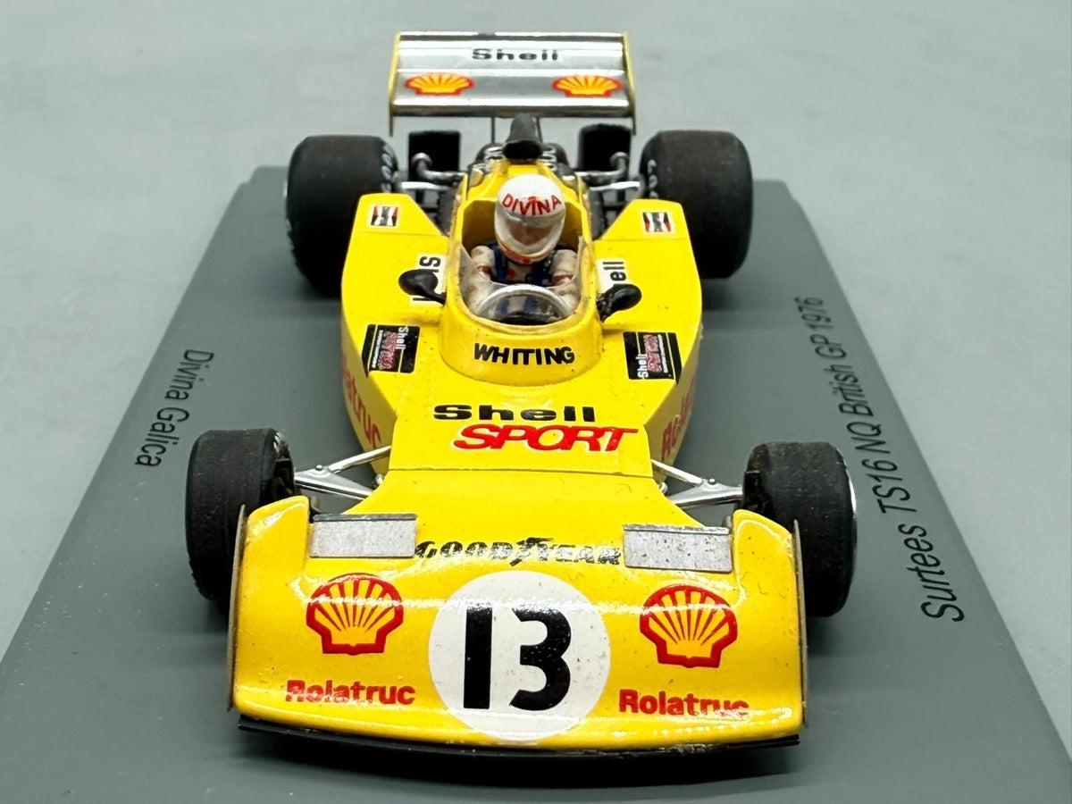 Modellautos 1:43 Spark Surtees TS16 NQ British GP 1976 mit OVP