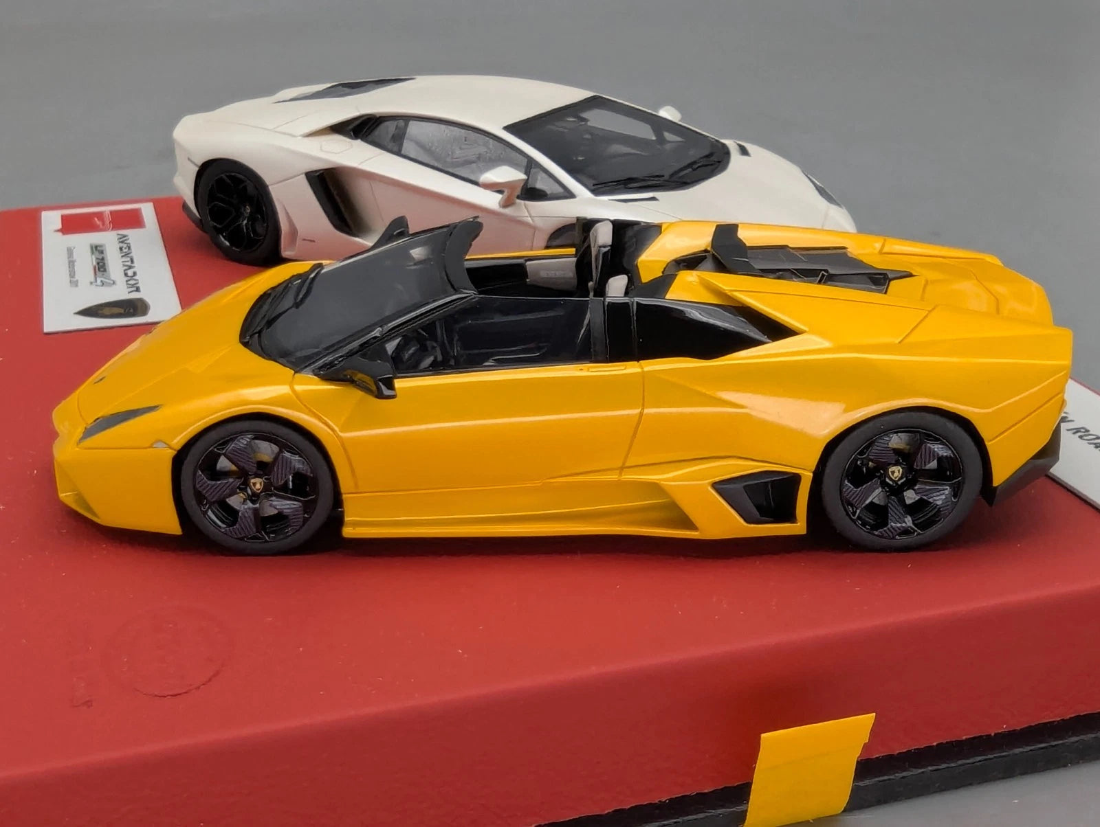Eidolon Make Up 1:43 Lamborghini 50 Anniv. 2tlg Set Reventon Rd. + Aventador OVP