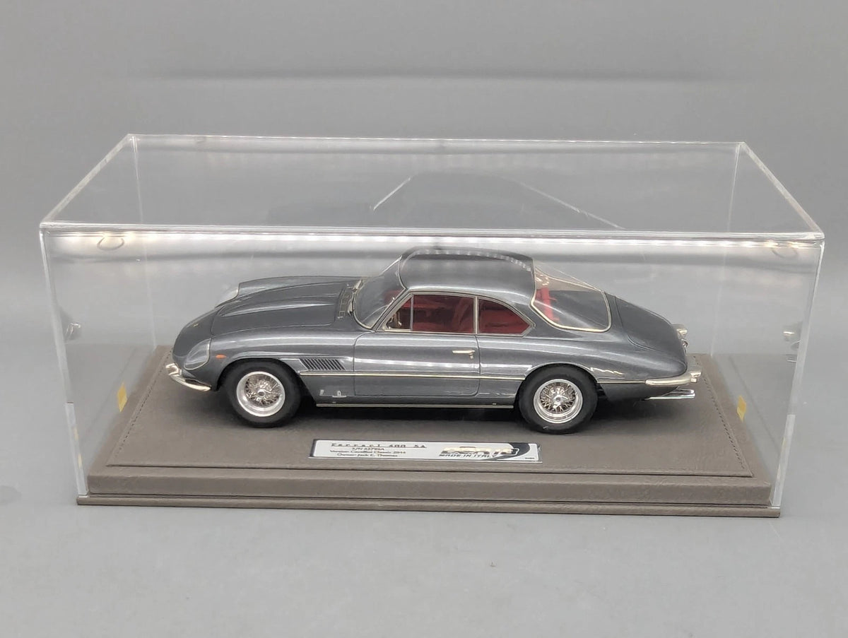 Modellautos 1:18 BBR Ferrari 400 Superamerica 1962 Met. Grau 01/64 Stück mit OVP