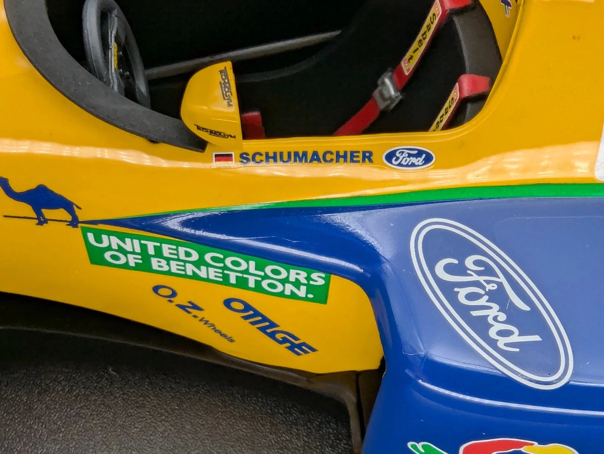 Modellautos 1:18 Minichamps Benetton Ford B191B Early 1992 #19 M. Schumacher OVP