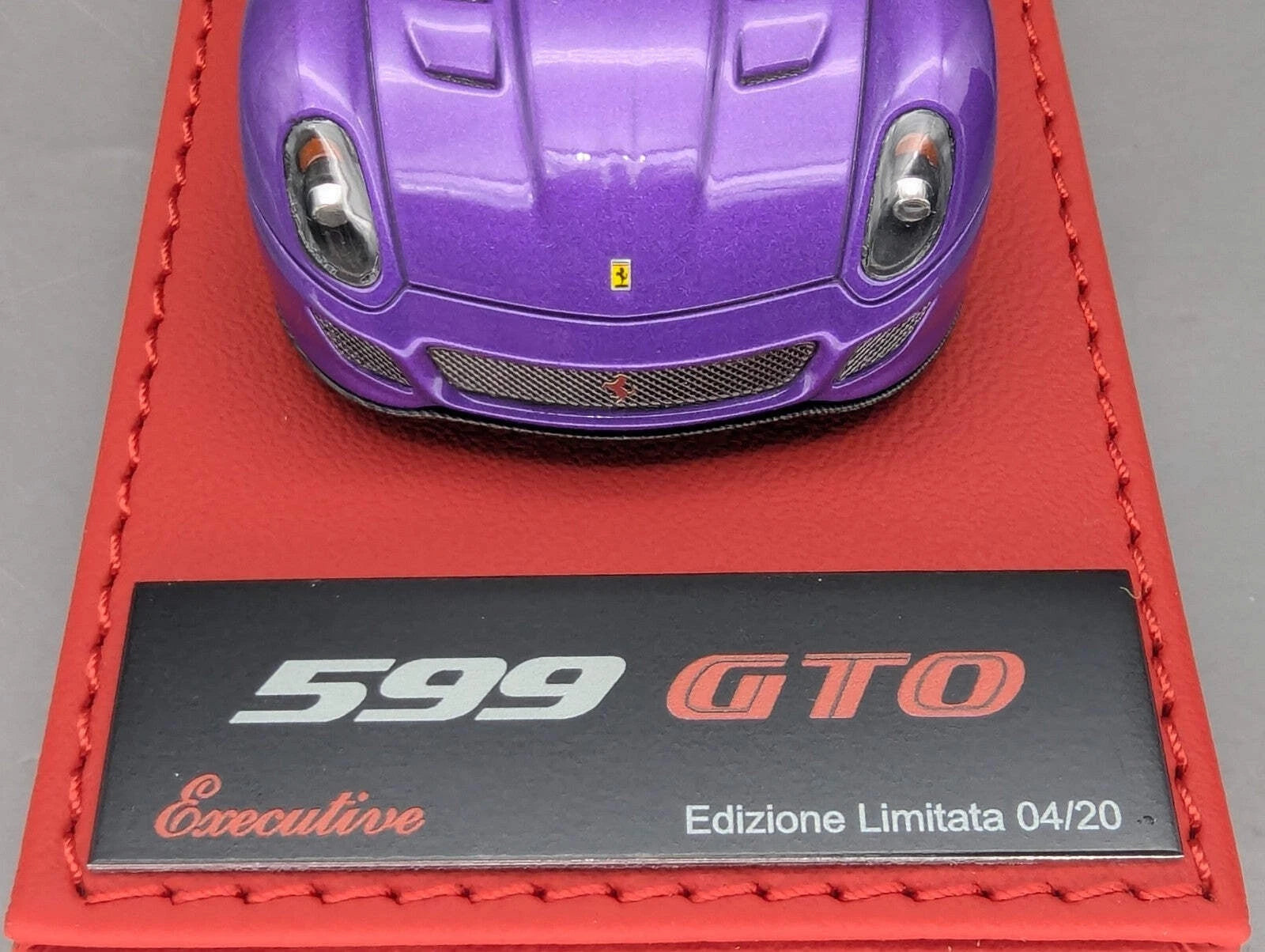 Modellautos 1:43 BBR Executive Ferrari 599 GTO Viola Gloss Limited 04/20 mit OVP