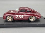 Modellautos 1:43 Brumm Porsche 356 Mille Miglia 1952 #234 mit OVP