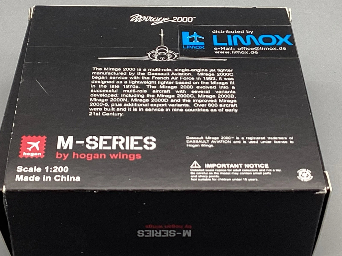 Flugzeug Modell 1:200 Hogan Wings M-Series Mirage 2000 Nato Tiger mit OVP