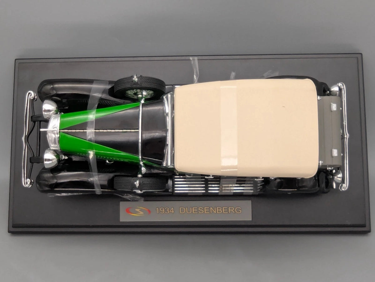 Modellautos 1:18 Signature Models SIG18110 1934 Duesenberg Grün mit OVP