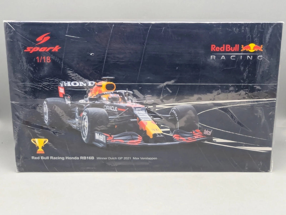 Modellautos 1:18 Spark Honda  Red Bull RB16B WINNER  NL 2021 #33 Verstappen OVP