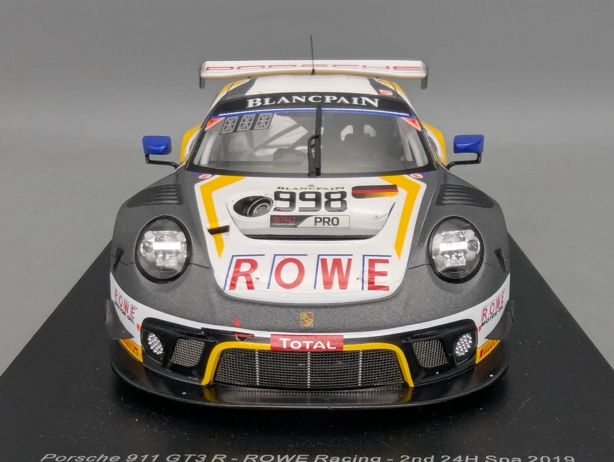 Modellautos 1:18 Spark Porsche 911 GT3 R Zweiter (2nd) 24h Spa 2019 #998 mit OVP