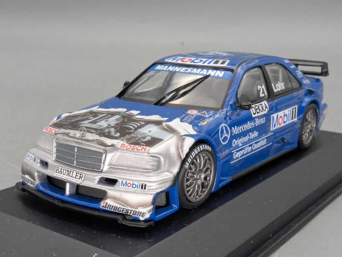 Modellautos 1:43 Minichamps Mercedes Benz C-Klasse DTM 1996 #21 Lohr OVP