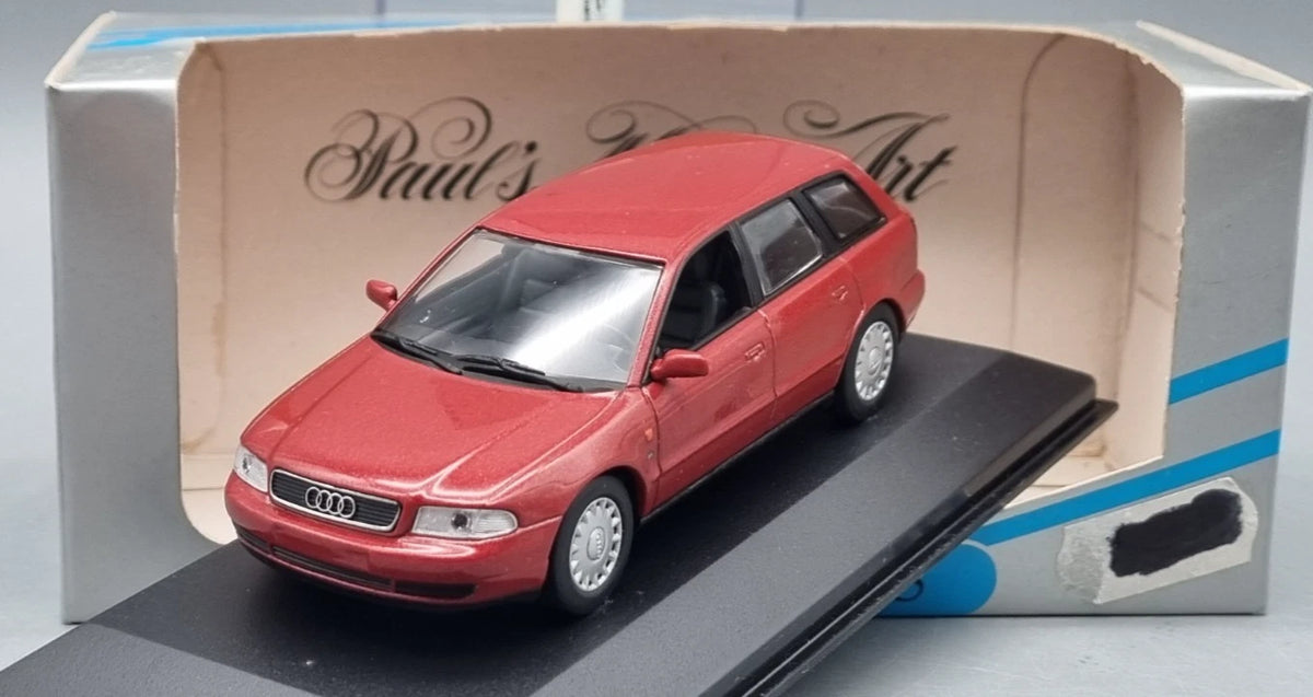Modellautos 1:43 Minichamps Audi A4 Avant 1995 rot metallic OVP
