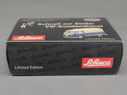 Modellautos 1:90 Schuco Piccolo VW T1 Pritsche / Plane VW-Kundendienst in OVP