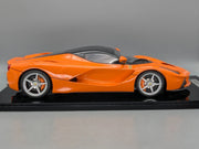 Modellautos 1:12 BBR Ferrari LaFerrari Honda Orange Gloss Black Roof L 07/10 OVP