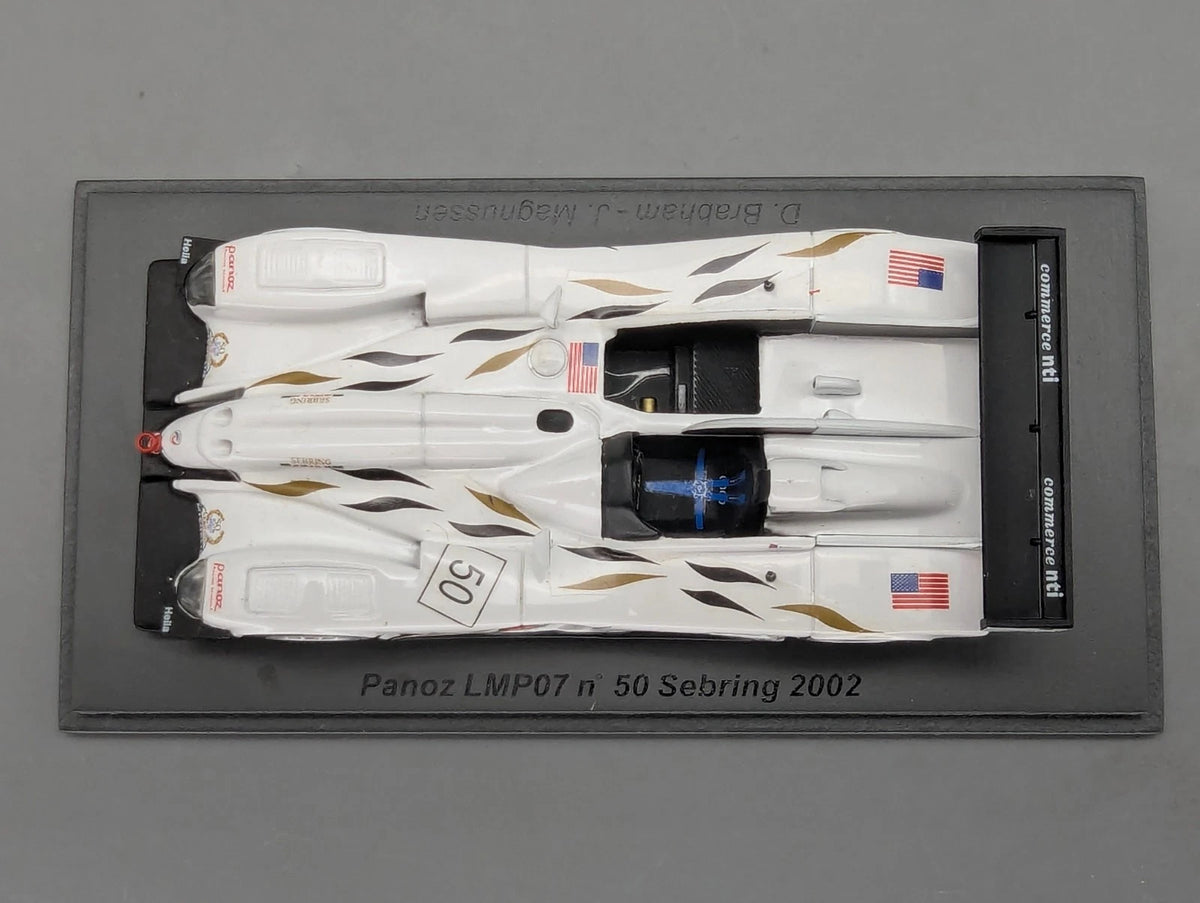 Modellautos 1:43 Spark Panoz LMP07 Sebring 2002 #50 mit OVP