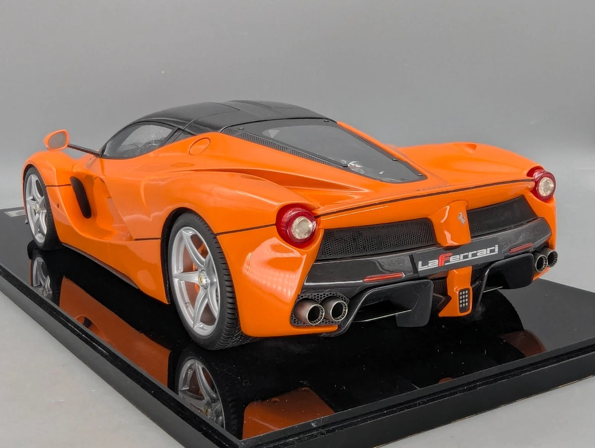 Modellautos 1:12 BBR Ferrari LaFerrari Honda Orange Gloss Black Roof L 07/10 OVP