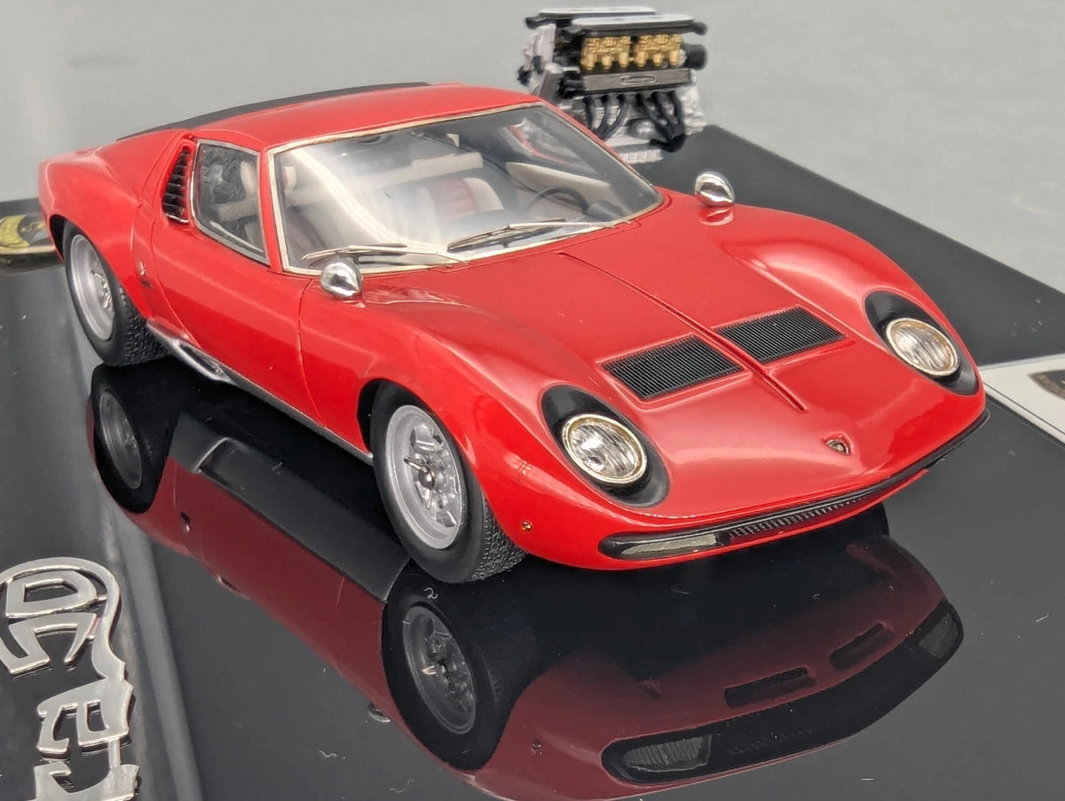 Eidolon Make Up 1:43 Lamborghini Miura P400 SV 1971 Red Engine Set mit OVP