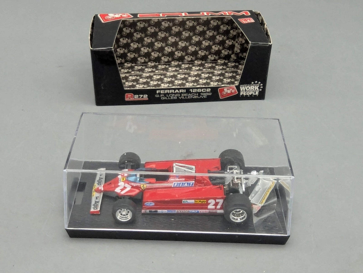 Modellautos 1:43 Brumm Ferrari 126C2 GP Long Beach 1982 #27 G. Villeneuve OVP