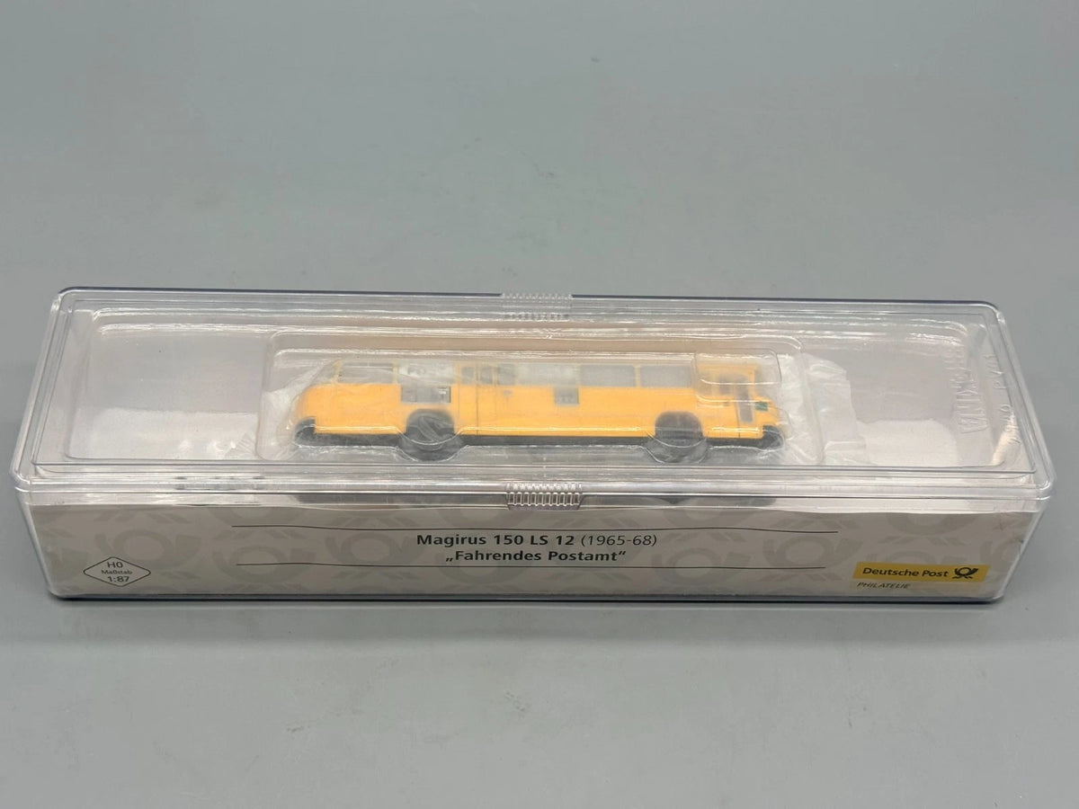 Lkw Modell 1:87 Brekina Magirus 150 LS 12 1965-68 Fahrendes Postamt OVP