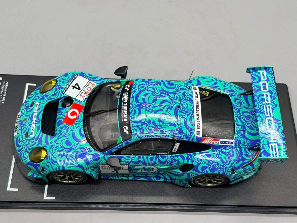 Modellautos 1:18 Ixo Porsche 911 GT3 R VLN 7 Nürburgring 2018 #4 mit OVP