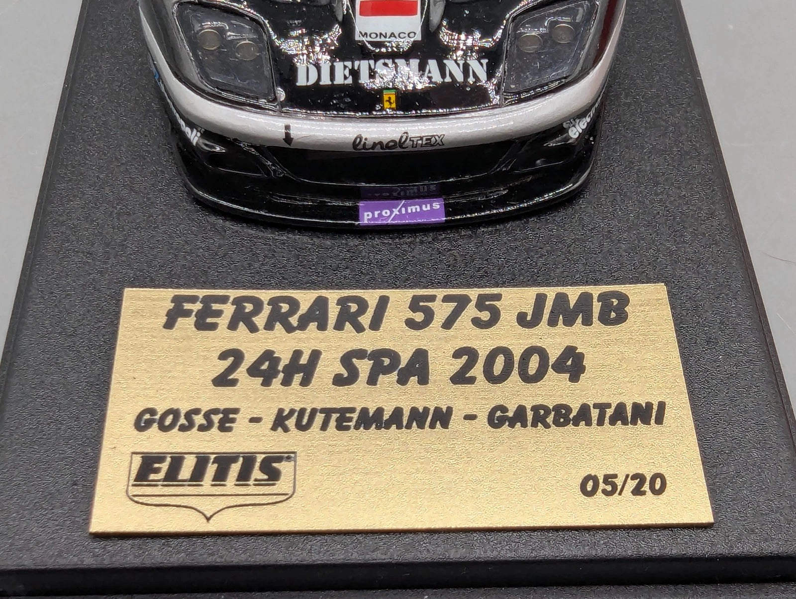 Modellautos 1:43 BBR Elitis Ferrari 575 GTC Spa 2004 #18 Limited 05/20 mit OVP