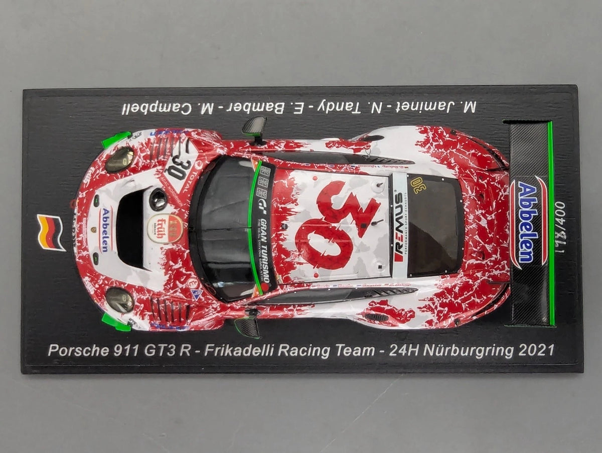 Modellautos 1:43 Spark SG789 Porsche 911 GT3R 24h Nürburgring 2021 #30 mit OVP